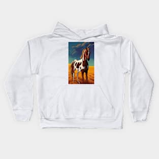 Beautiful Painted Horse Pony Kids Hoodie